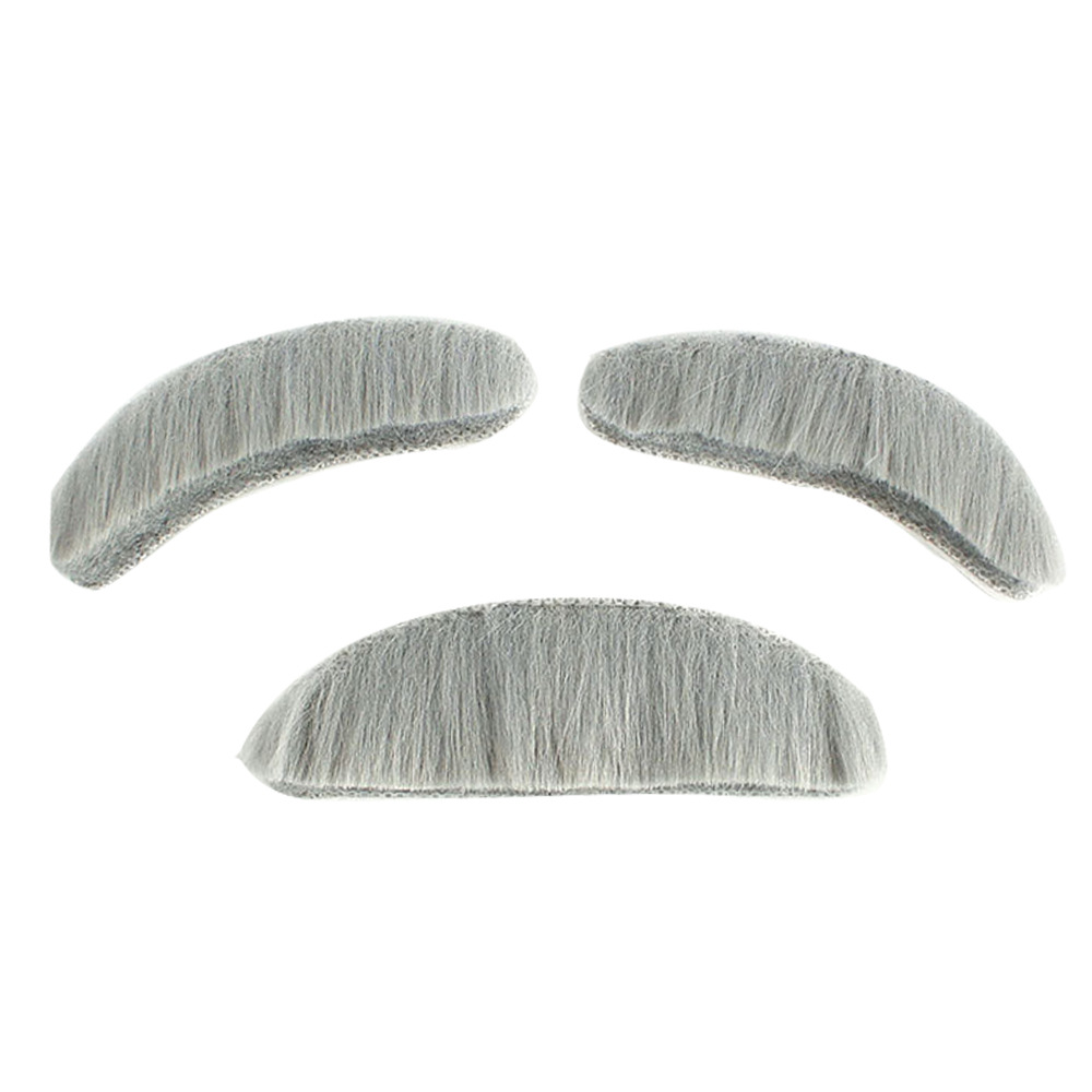Accesorios de barba falsa de Halloween, suministros para fiestas, disfraces, simulación, barba falsa negra, barba de ocho caracteres