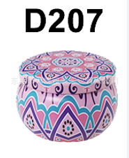 En stock, superventas en comercio electrónico transfronterizo: tarro de vela aromática de 2.2oz, tarro pequeño para flores, tarro de dulces étnico de hojalata, caja de hojalata. image 24