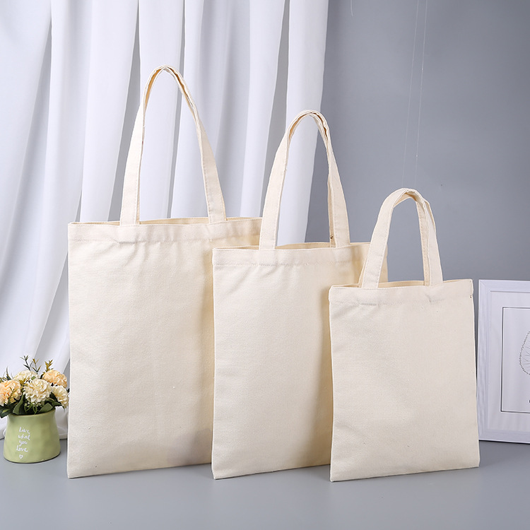 廠家批發手提棉布袋學生手提購物棉布袋單肩廣告帆布購物袋定制