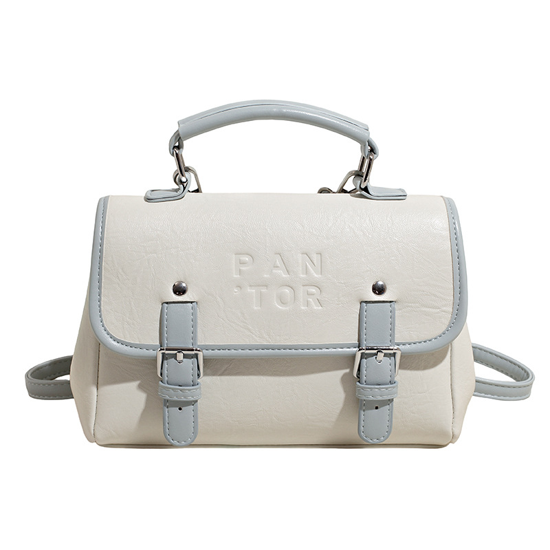 Bolso cuadrado pequeño de moda portátil para mujer 2025 nueva versión coreana de la mochila de moda Bolso bandolera de todo fósforo de nicho de alta gama