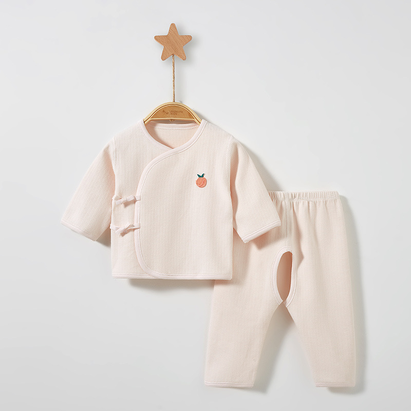 Ropa de bebé recién nacido primavera, otoño e invierno bebé recién nacido base monje caliente split ropa de otoño ropa de bebé ropa interior traje