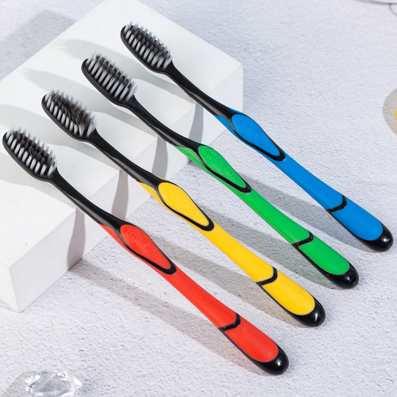 High-End Durable Bamboo Charcoal Toothbrush Soft Bristles Adult Household Toothbrush Wholesale Bamboo Charcoal Antibacterial Toothbrush for Men and Women High-End Durable Bamboo Charcoal Toothbrush Soft Bristles Adult Household Toothbrush Wholesale Bamboo Charcoal Antibacterial Toothbrush for Men and Women