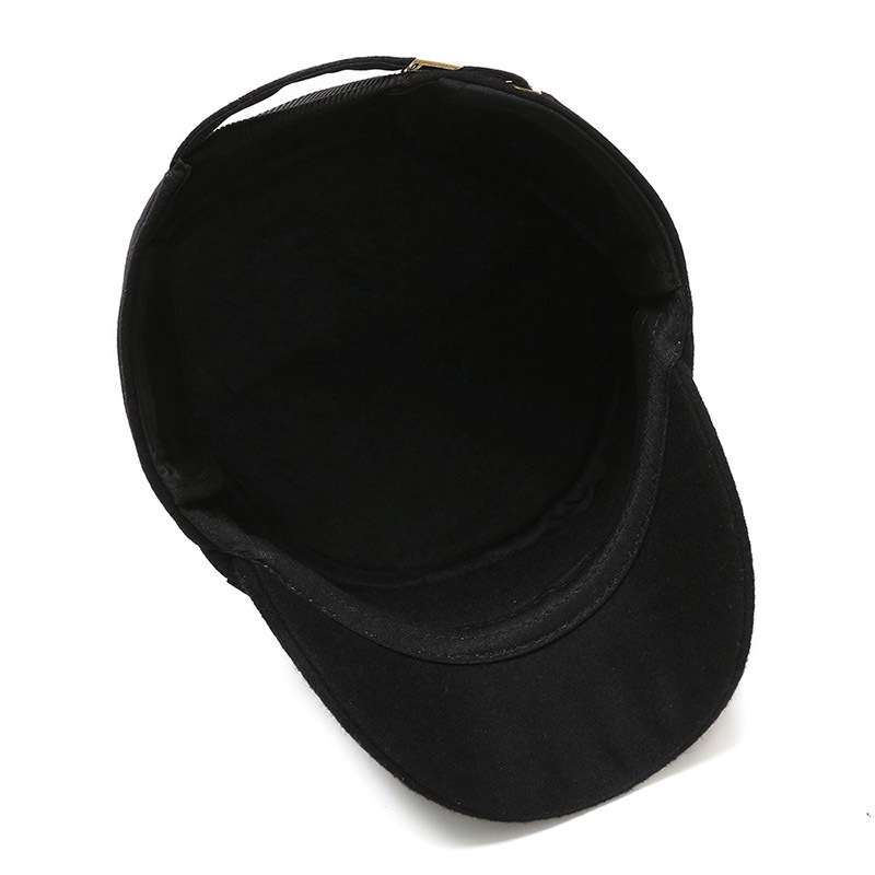 Cappellino da baseball donna in lana con paraorecchie e lettere_voghion.com