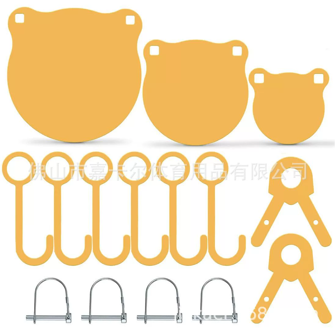 Трансграничный взрыв AR500 стреляющая мишень 10 мм головка кошачьего человека стальная мишень завод прямой поставки 4-6-8-10 дюймов