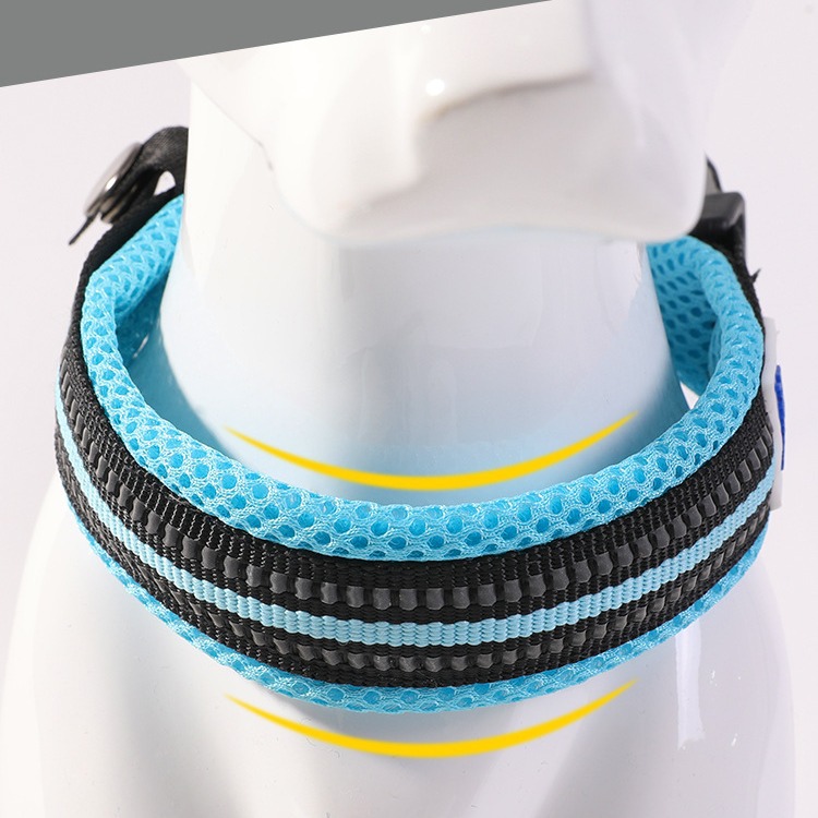 Collar para perros collar para perros collar para perros pequeños collar para perros collar para perros grandes collar para perros anti-estrangulamiento mediano peluche artículos de mascotas perros