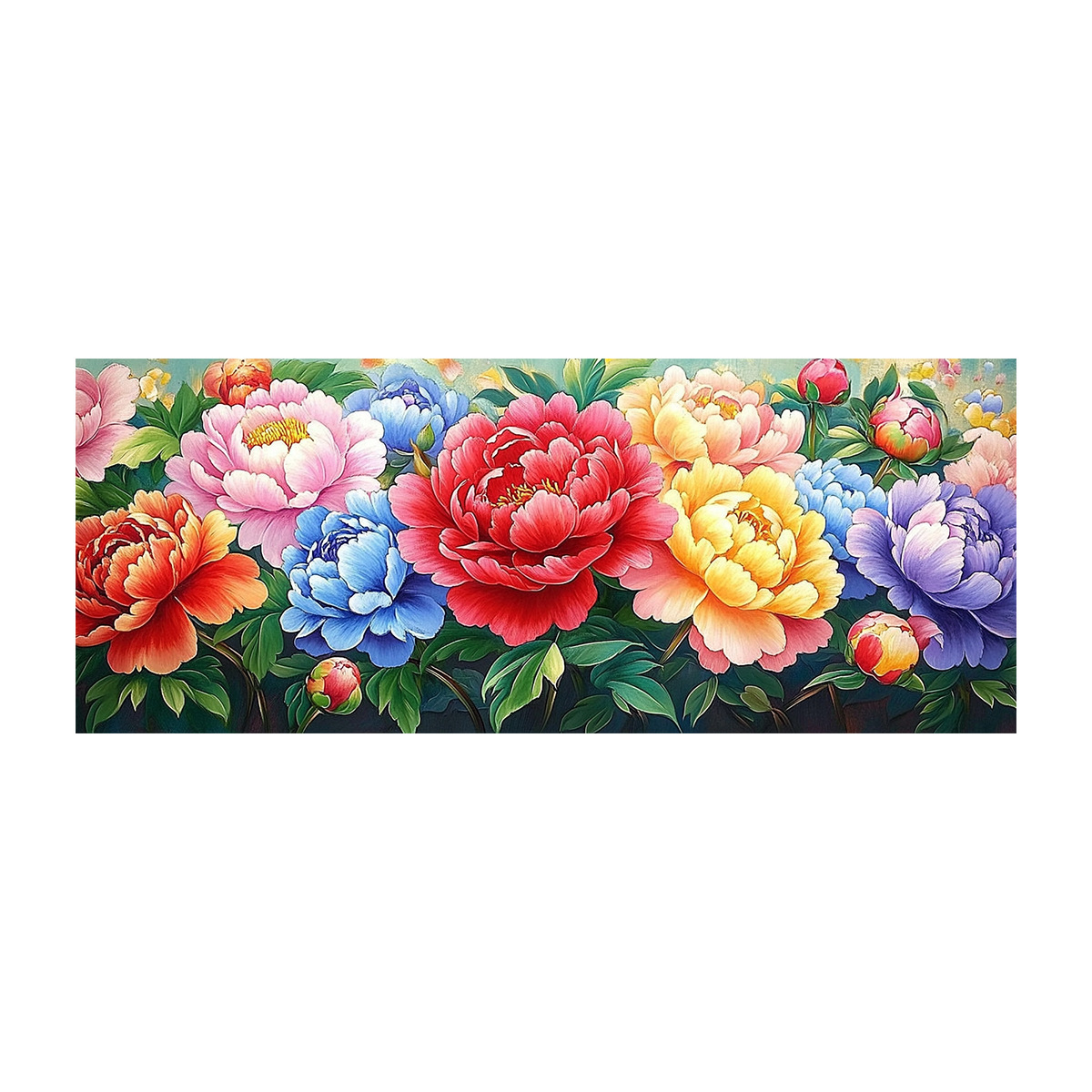 [Algodón importado] Mona Lisa real bordado a mano de flores ricas y nobles bordados chinos de color nacional image 5