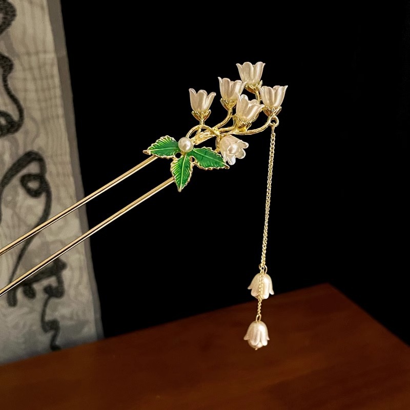 Palacio lámpara pinzas de cabello para niñas estilo antiguo cheongsam accesorios de ropa china pinzas de cabello de disco de alta sensibilidad a la fluidez paso de agitación pinzas de cabello