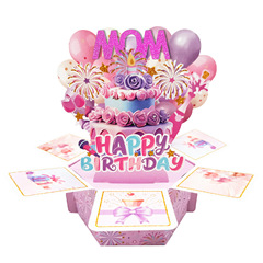 新しい人気の誕生日ポップアップ立体グリーティングカード、さまざまなキャラクターの呼び方を貼り付けることができます。