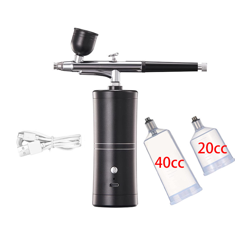 家庭用酸素注入器、保湿スプレー、カラーマニキュア、ベーキングモデルスプレーガン用の電動エアブラシセットの国境を越えた供給|undefined