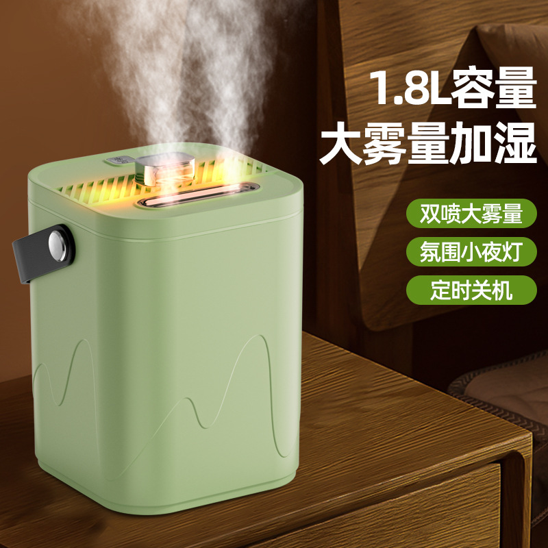 加湿器卸売オフィス家庭用usb大スプレーダブルスプレーミニデスクトップ空気清浄加湿夜ライトギフト|undefined