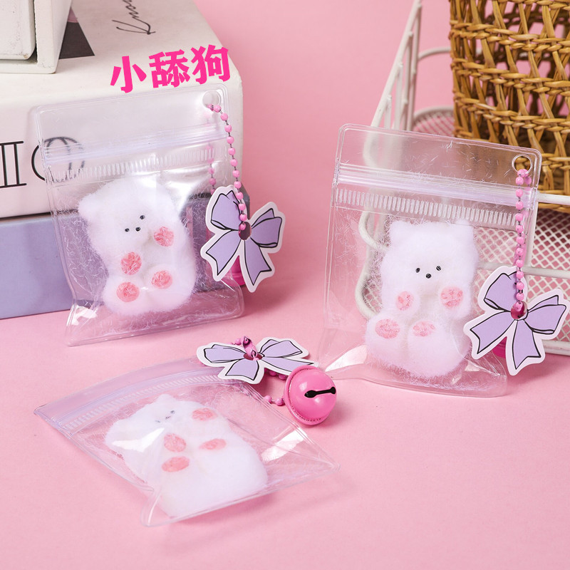 B Le Jia Jia Food Play Colgante pequeño campana nariz pequeña pellizca Le tpr mochila escolar colgante simulación juguetes ventas directas de fábrica