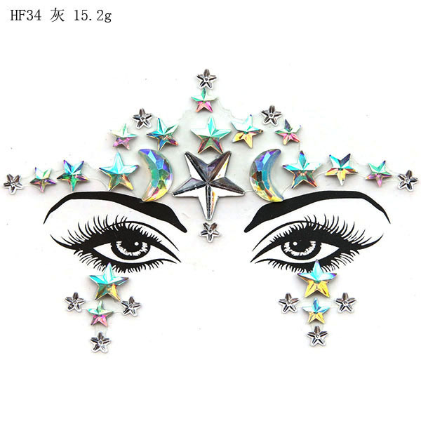 Crystal face sticker ˮü걦ʯ곧