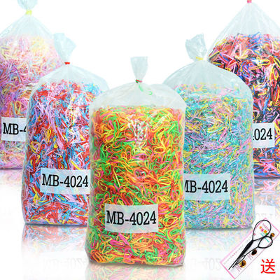 高弹力儿童橡皮筋不伤发加厚一次性小皮筋头饰品女童发圈宝宝皮筋|ms