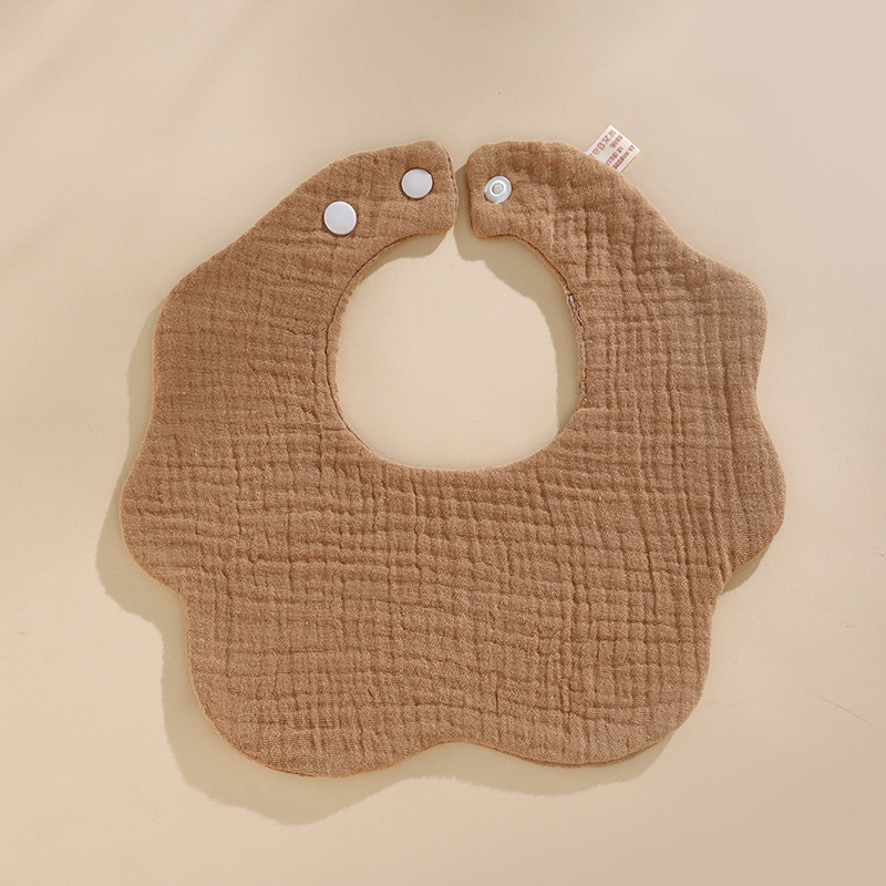 Babero de algodón para bebés Clase A babero de gasa de algodón para niños Toalla de saliva para recién nacidos de gasa suave de seis capas