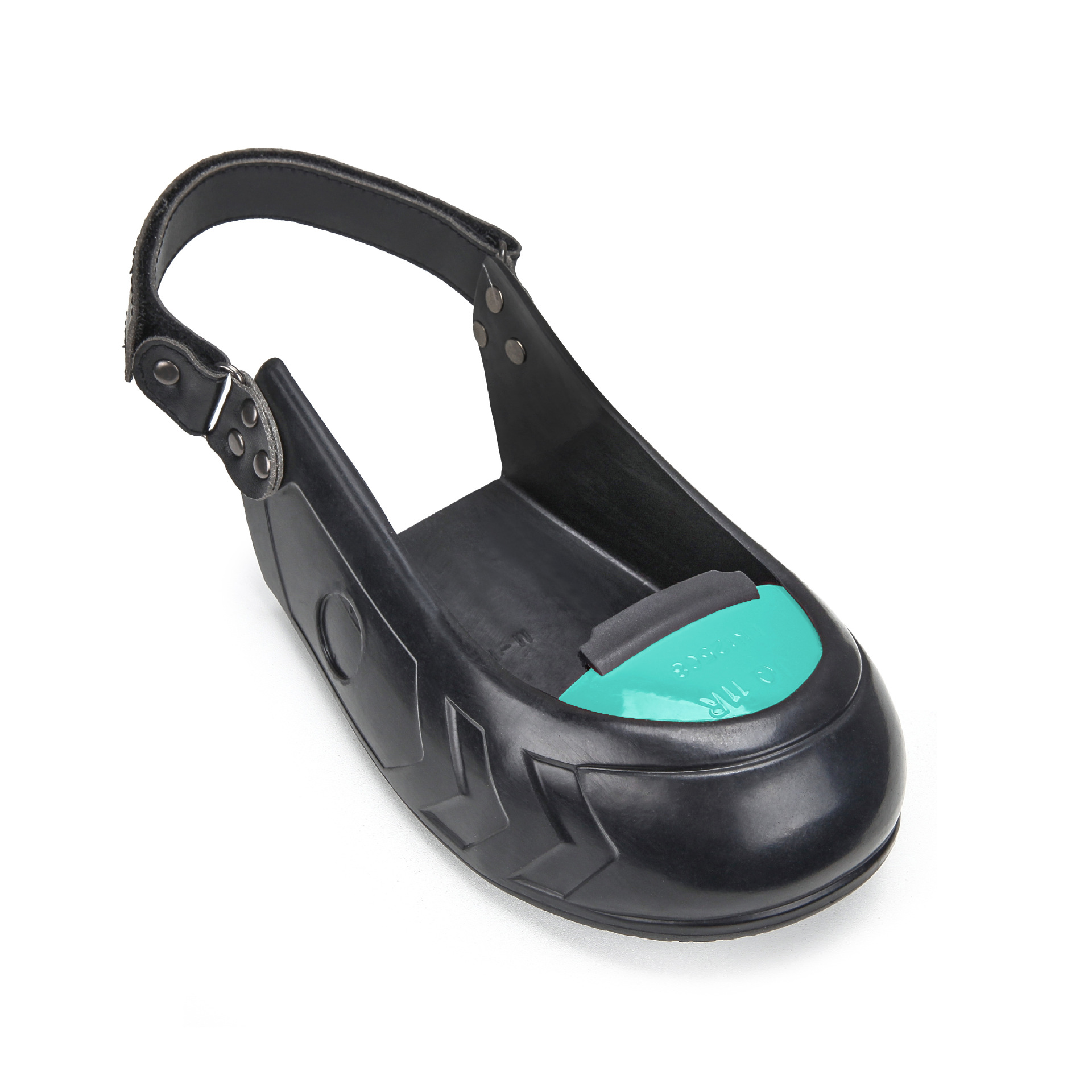 Zapatos de visitante transfronterizos Cubierta de zapato anti-rotura Cubierta de zapato de seguridad anti-deslizamiento y anti-compresión Cabeza de zapato anti-rotura de aleación de aluminio Suela de goma Anti-impacto