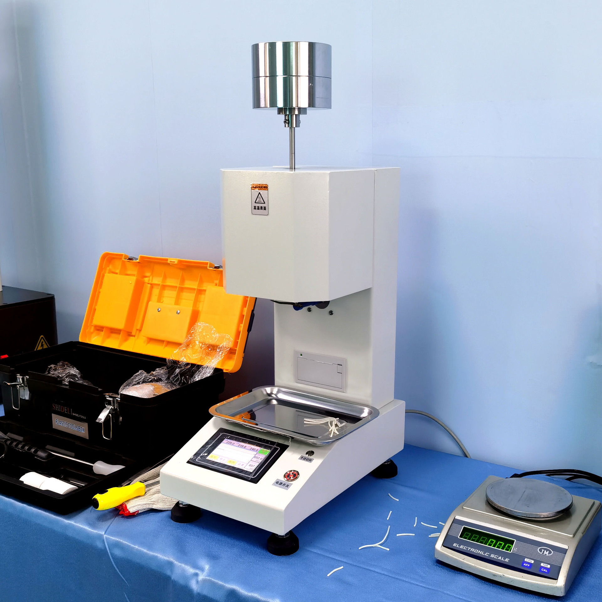 ABS尼龙PP POM HDPE塑胶熔指测试仪熔融指数测定仪熔体流动速率仪|ms