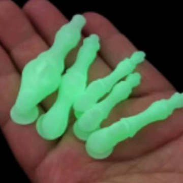 В наличии трансграничный Череп Скелет крокодиловый носок светящиеся флуоресцентные отверстия Аксессуары для обуви DIY Пряжка украшения тапочек