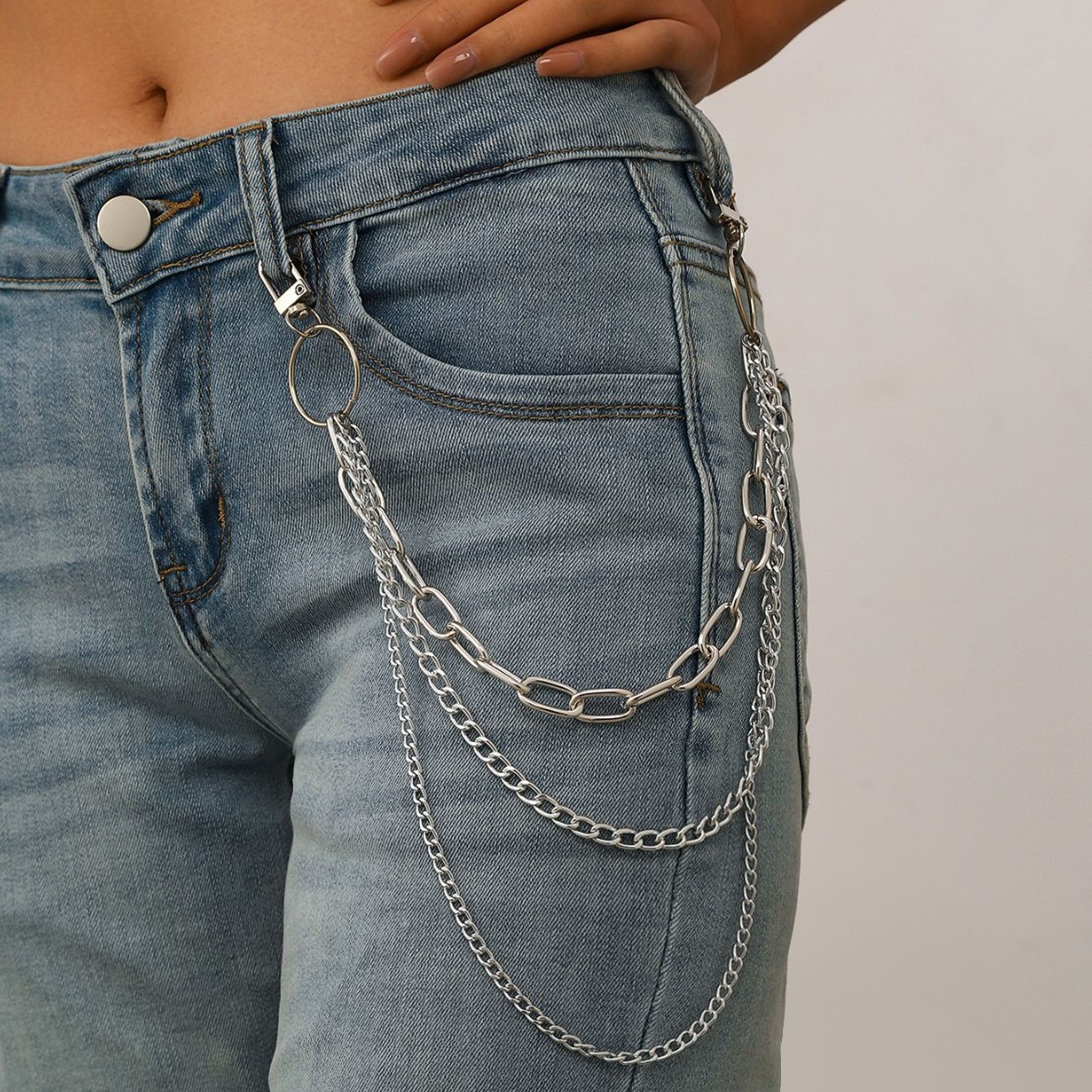 Unique Multi-layer Waist Chain For Men And Women, Simple Body Chain_voghion.com