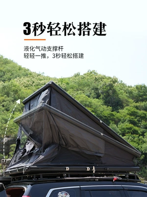 Avtomobil dam çadırları Top-Level Hard-Shell Roof Tent, Fully