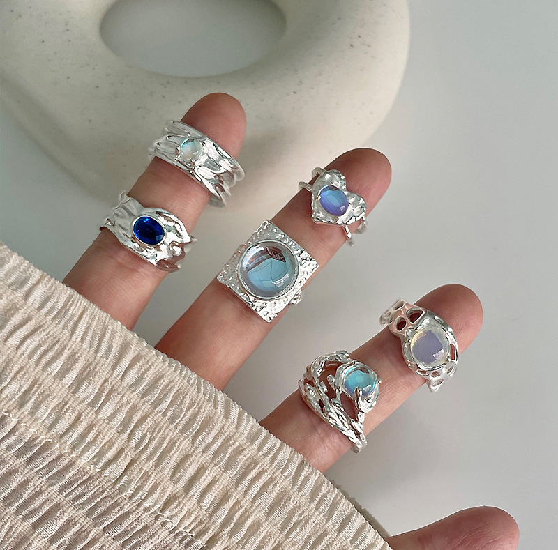 Fashion Geometric Copper Plating Open Ring