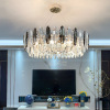 Crystal pendant, ceiling lamp for living room, modern lights, light luxury style, simple and elegant design, 2022