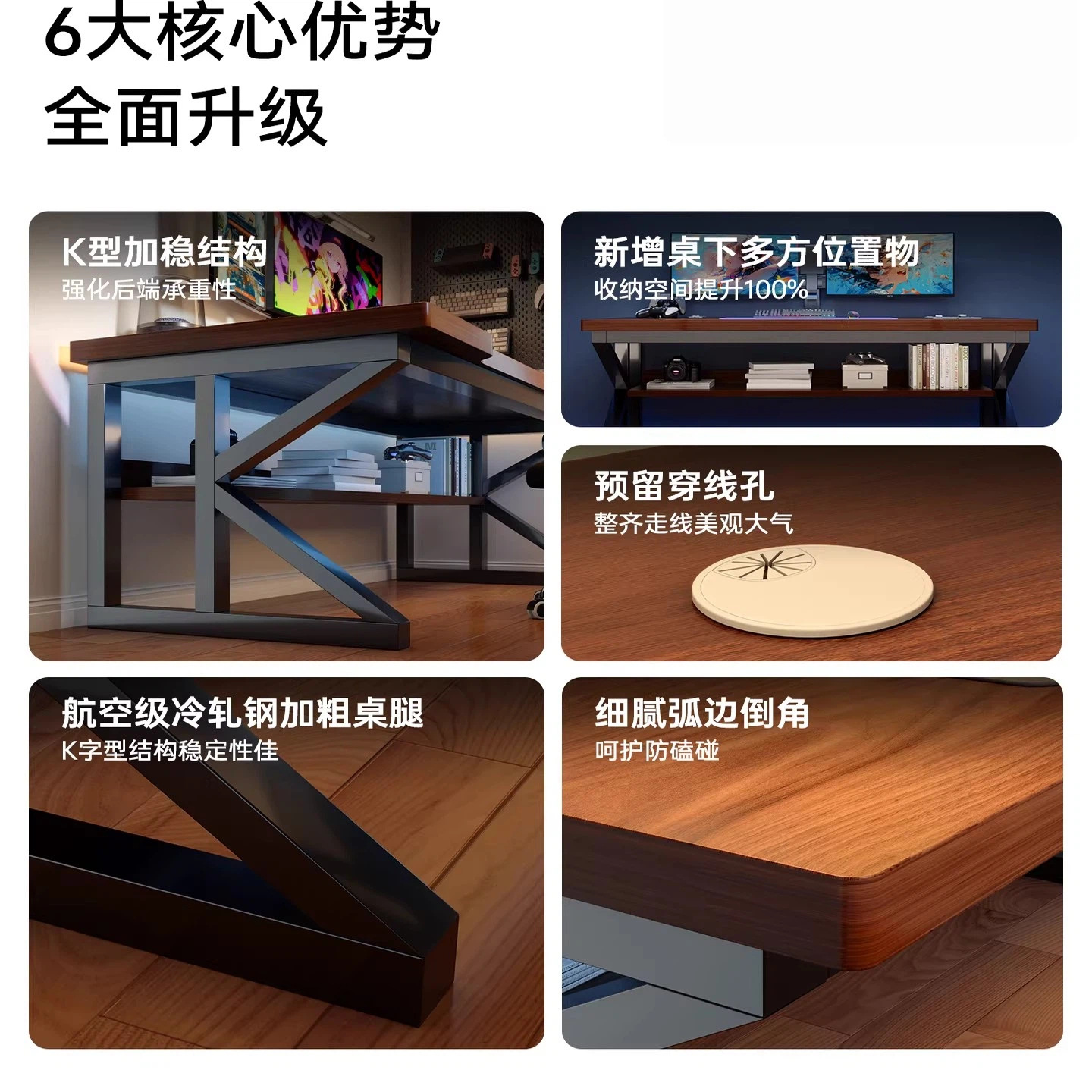 Mesa de computadora de escritorio y silla de juego de un juego de dormitorio mesa de juego de mesa de escritorio para estudiantes escritorio de escritorio para adultos