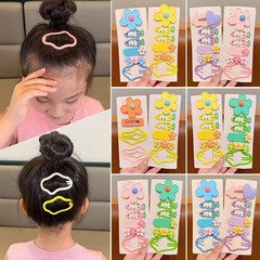 女の子のカラフルな花のヘアピン子供のニンジンヘアピン額サイドヘアピン女の子前髪クリップベビー帽子