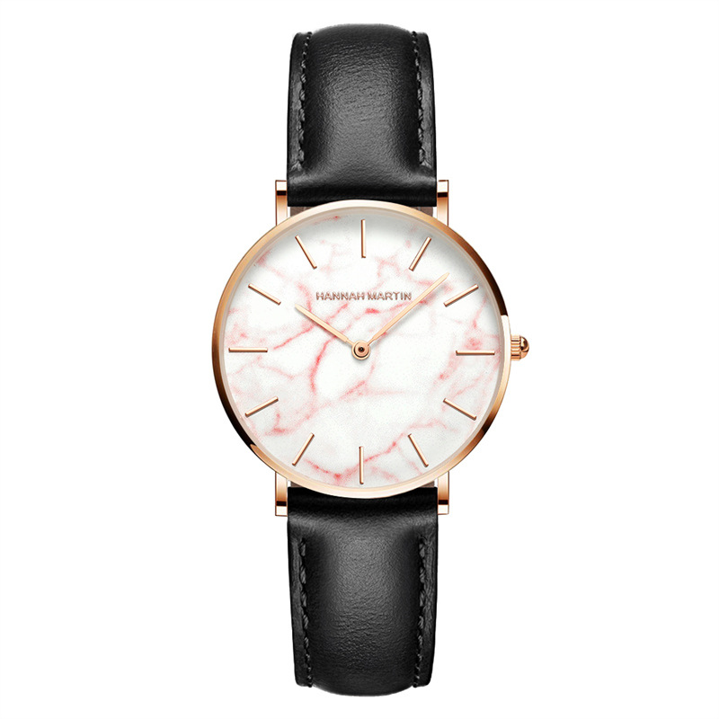 Cinturón negro concha de oro rosa