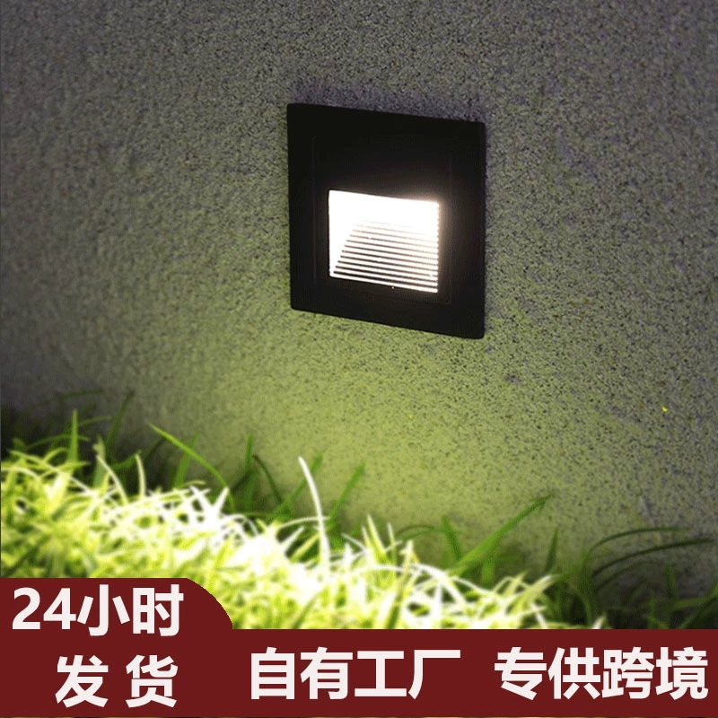 Светильник для ступеней 86 типа, встраиваемый, с датчиком движения, для наружного освещения, водонепроницаемый, для ландшафтного дизайна и двора