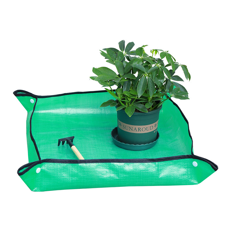 Alfombrilla de jardín impermeable para suculentas, cambio de macetas, jardinería en casa