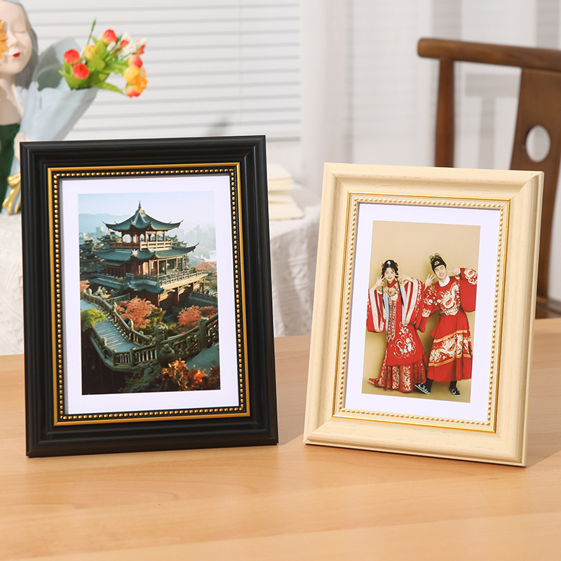 Wooden Photo Frame Display Stand A3 Picture Frame Wall Decoration Calligraphy Photo Frame Large Size 16inch Hollow Photo Frame Wholesale