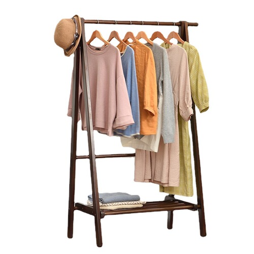 Jiayi solid wood coat racks floor-standing clothes racks bedroom room clothes racks vertical clothes racks office