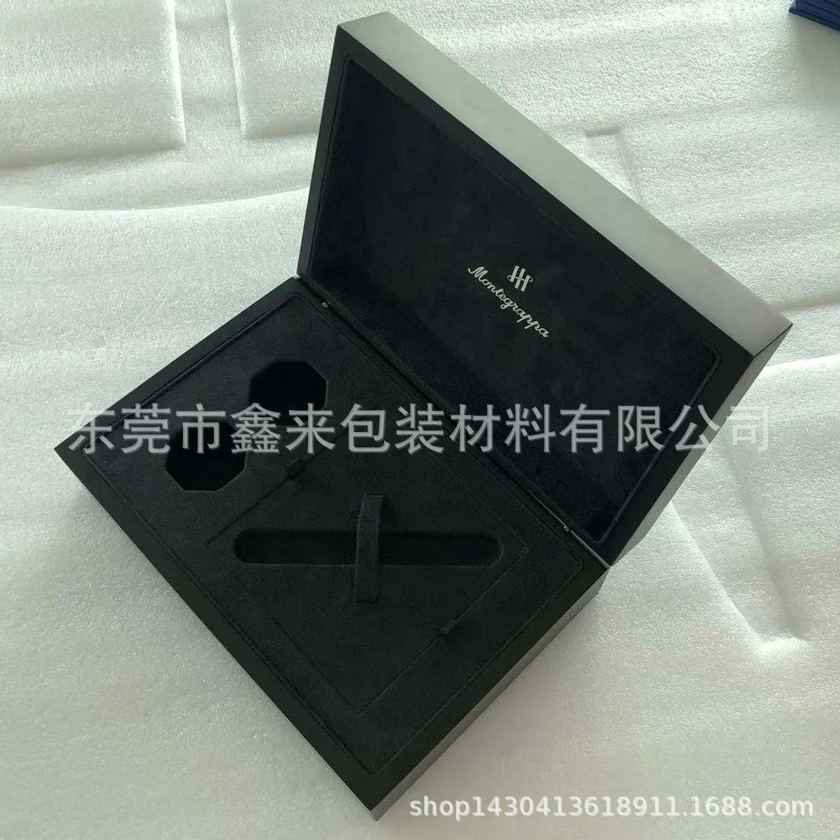 东莞包装 首饰珠宝盒裱皮 木盒包装裱绒 手表盒内衬 饰品包装内托