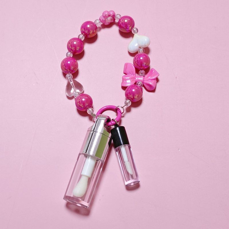 现货创意粉色唇彩管带迷你小唇彩管化妆品DIY包材lip gloss tube|undefined