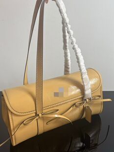 Coach's new women's Bridget bow baguette armpit bag retro one-shoulder portable bowling commuter tote