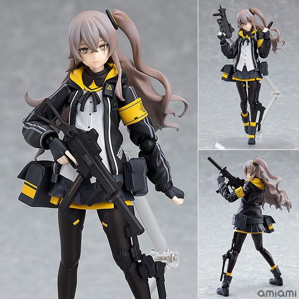 美少女系列 figma 少女前线 UMP45 可动换脸 模型 摆件 盒装手办