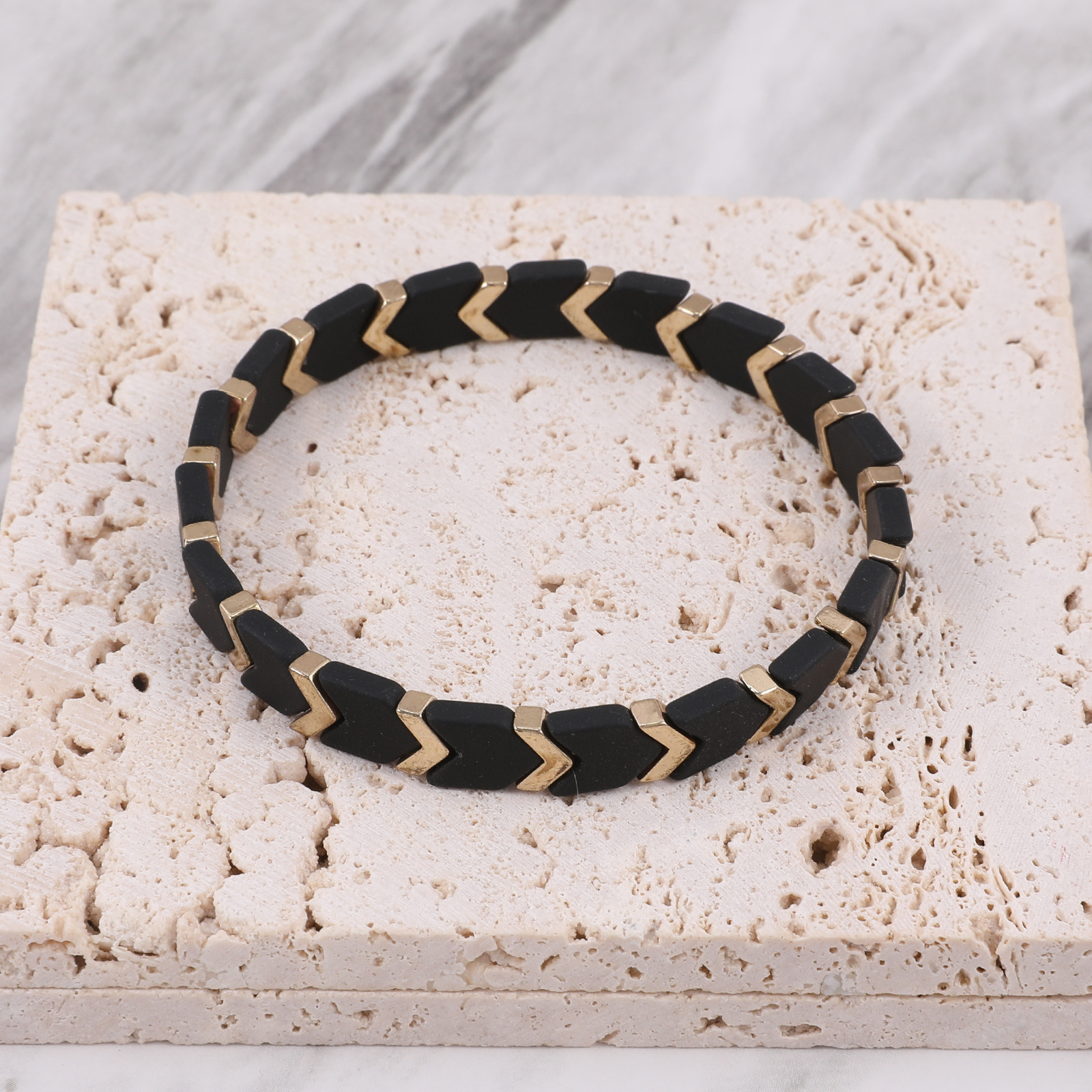 Estilo Simple Geométrico Aleación Hombres Pulsera Pulseras De Cuero Y Cordón Para Hombre display picture 2