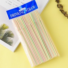 使い捨てカラーエルボープラスチック100本入りストロー曲げ延長ジュース飲料ミルクティー豆乳ストロー