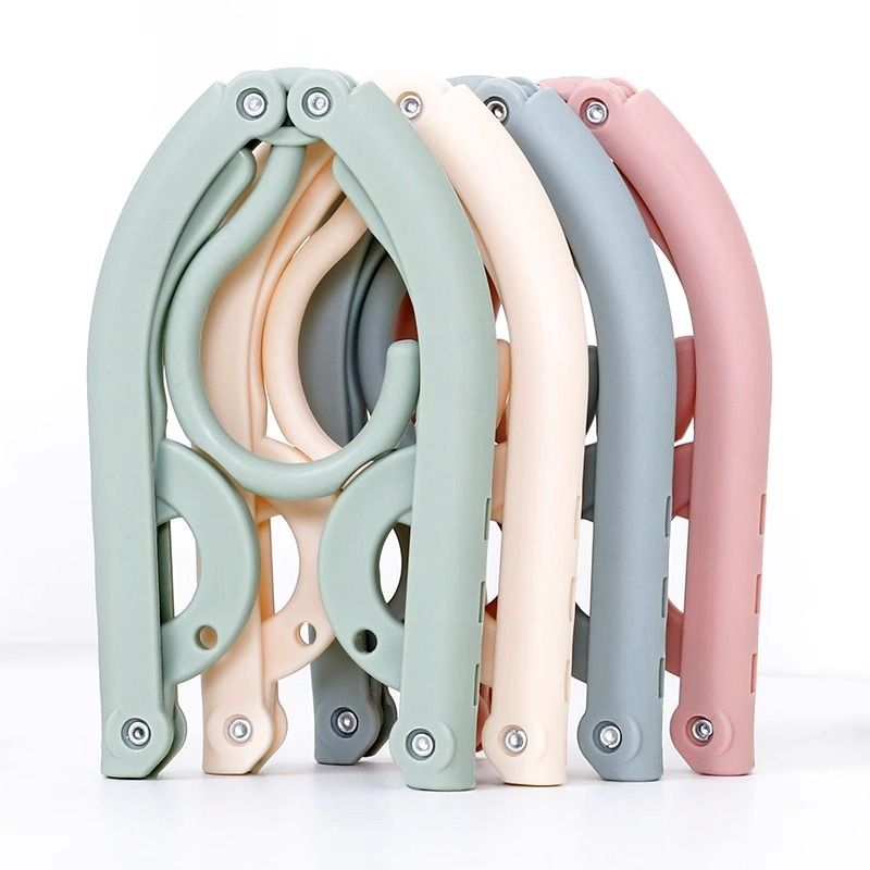 Folding hanger outdoor business trip portable travel student dormitory household thickened underwear drying socks storage rack windproof