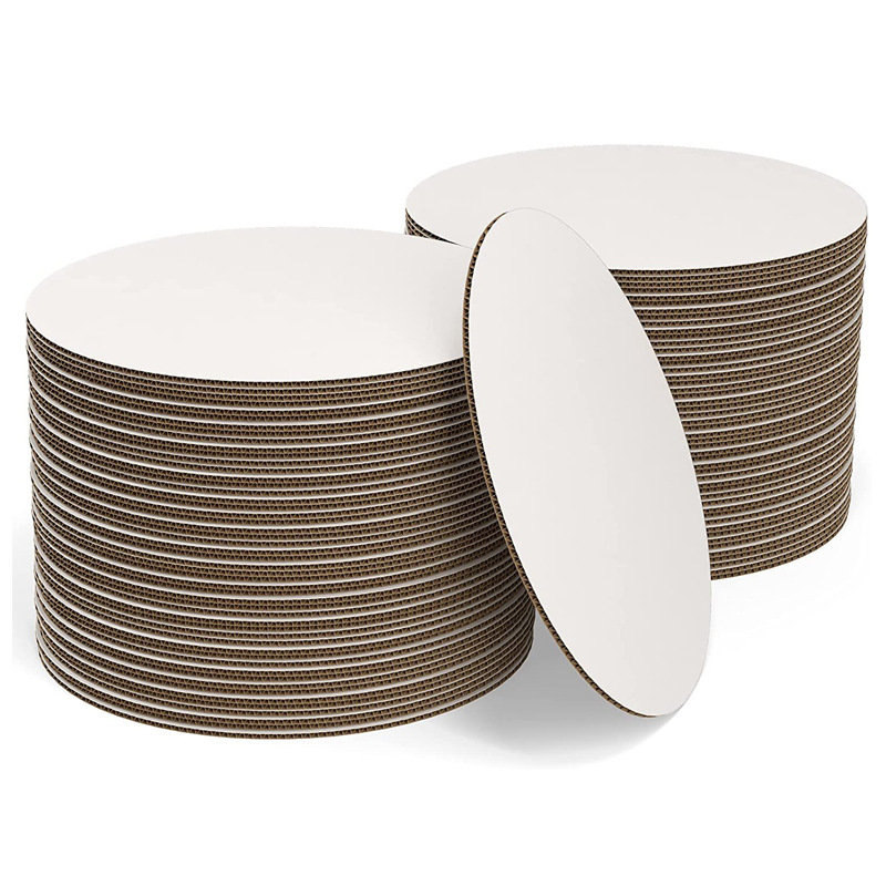 厂家直销白色蛋糕底托圆形瓦楞纸蛋糕垫蛋糕托盘cake board