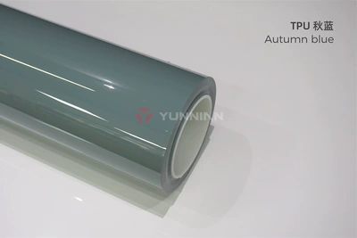 Auto Color Change Film – crystal series, glossy full car - tpu-crystal-autumn-blue-15215m