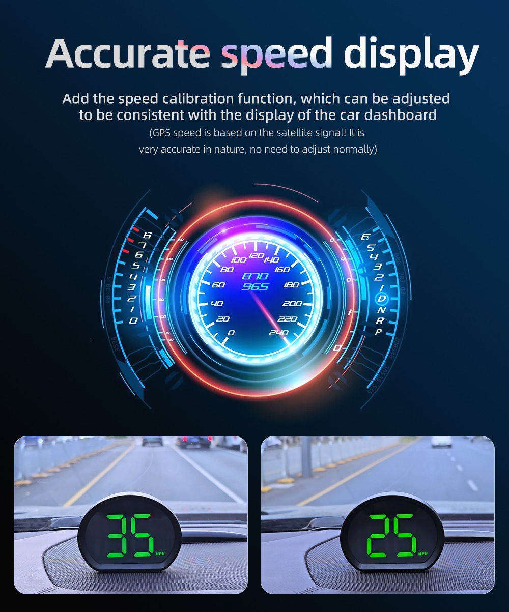 Smart X3 car HUD head-up display, new energy vehicle instrument cluster, GPS speedometer, HUD cycling computer, dual-mode GPS and Beidou