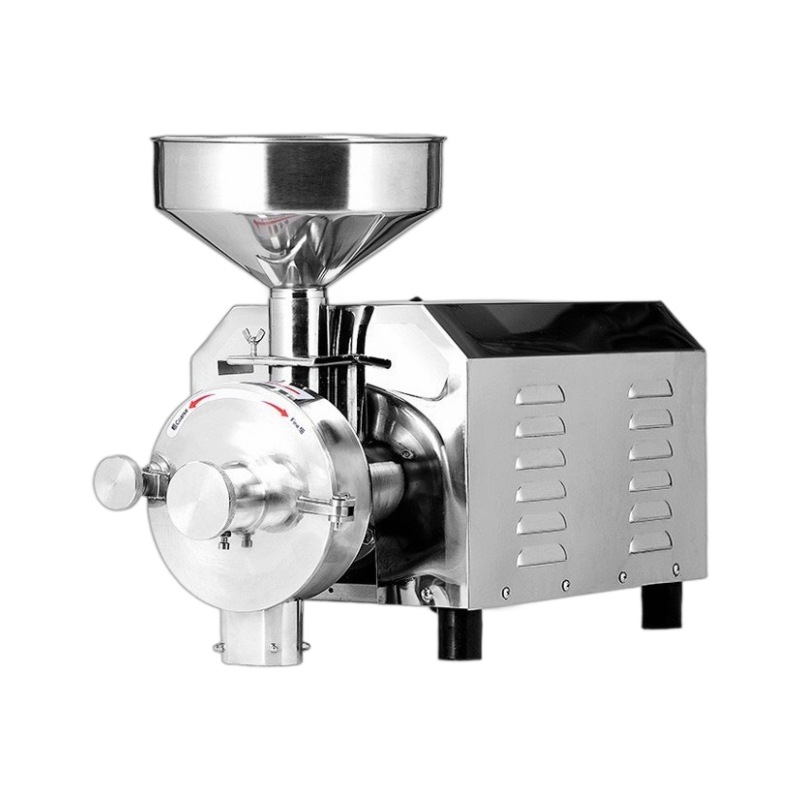 Máquina de molienda de granos, pulverizador ultrafino comercial, chile, pimienta de Sichuan, máquina de harina de arroz, acero inoxidable, 3000W image 7