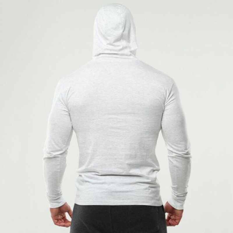Giacca casual da uomo con cappuccio sottile vestibilità slim_voghion.com
