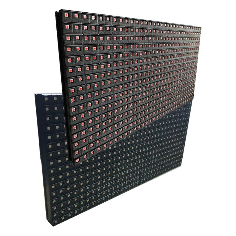 Светодиодный дисплей плата водонепроницаемый модуль p10 открытый ходячее слово один красный светодиодный электронный прокатный экран готовый продукт оптом