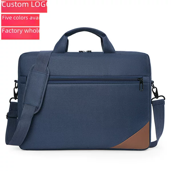 Cross-border Shoulder Computer Bag New Men's Crossbody Laptop Bag Fashion Business Commuter Briefcase Notebook Bag