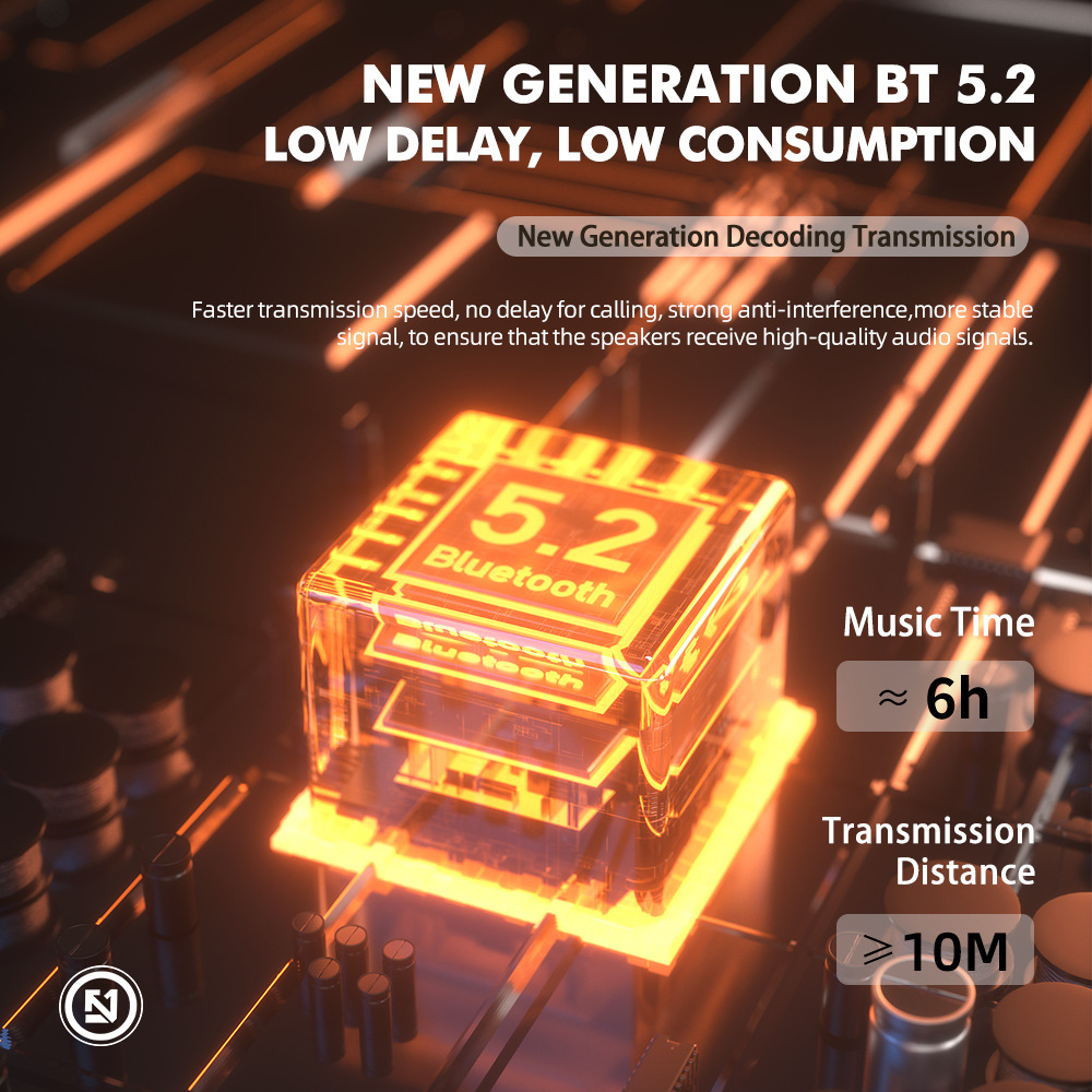 LULE新款蓝牙耳机无线电竞游戏ENC智能降噪半入耳式挂绳运动耳机