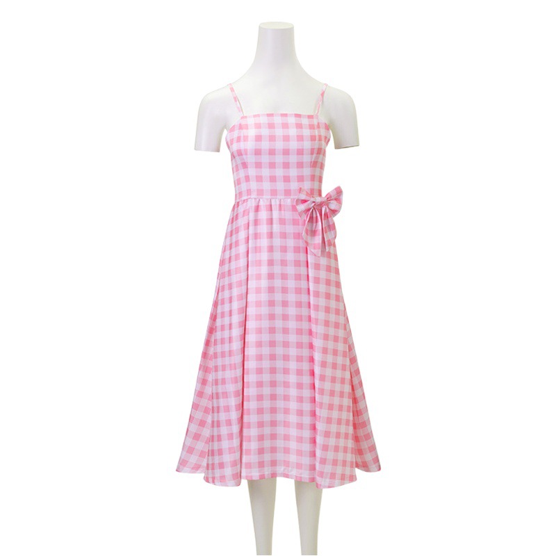 Película Barbie cos ropa Kenny traje playa vestido rosa Cosplay traje de Halloween