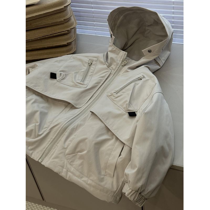 (2개) 한국 세트 어린이 자켓 가을 새로운 소년과 소녀 패션 올 매치 방풍 후드 지퍼 재킷