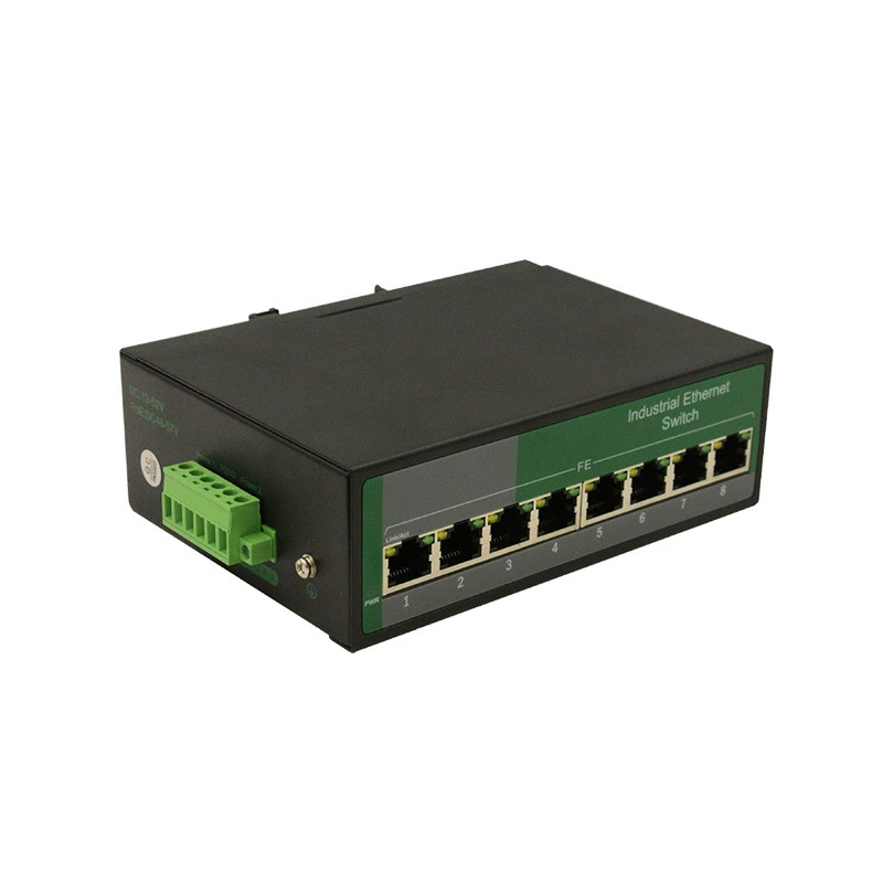 Nangu Industrial -grade POE switch 100M 8 -sized non -management guide rail POE switch